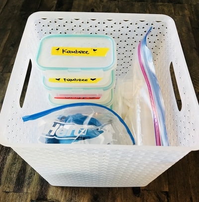 This ONE Travel Hack Will Change the Way You Pack Forever - The Travel Tote. This post is a MUST-SEE! All traveling necessities in one place, ready to go any time. Tons of hacks within this post. Free printable checklist!!