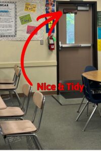 diy covering for classroom window.