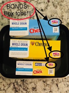 The Yummiest Homemade Non-Sugary Snack for the Holidays - this homemade Chex mix is A-MAZ-ING and SO EASY!!!! Dump all the boxes in, throw in the seasoning, stir it up, and bake. LOVE THIS STUFF! -PlanForAwesome