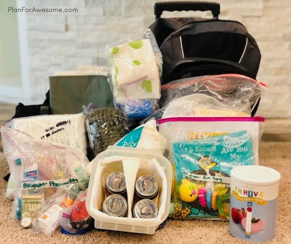 Baby hot sale emergency bag