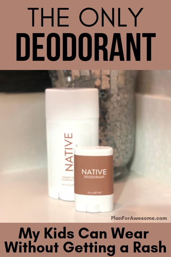 BEST Aluminum-Free Deodorant (coupon code included!) - Plan for Awesome