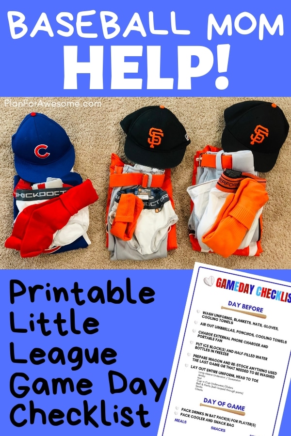 Sports Bag Checklists {Free Printable!} - Love, Laughter, Foreverafter