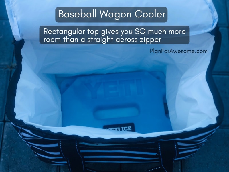 Baseball Wagon: The Ultimate List of Things to Bring to Little League Games - This is the BEST, most comprehensive list I have seen for what to bring to be prepared for baseball game days. This girl covers EVERYTHING, and even has a cute, organized, and free printable checklist!