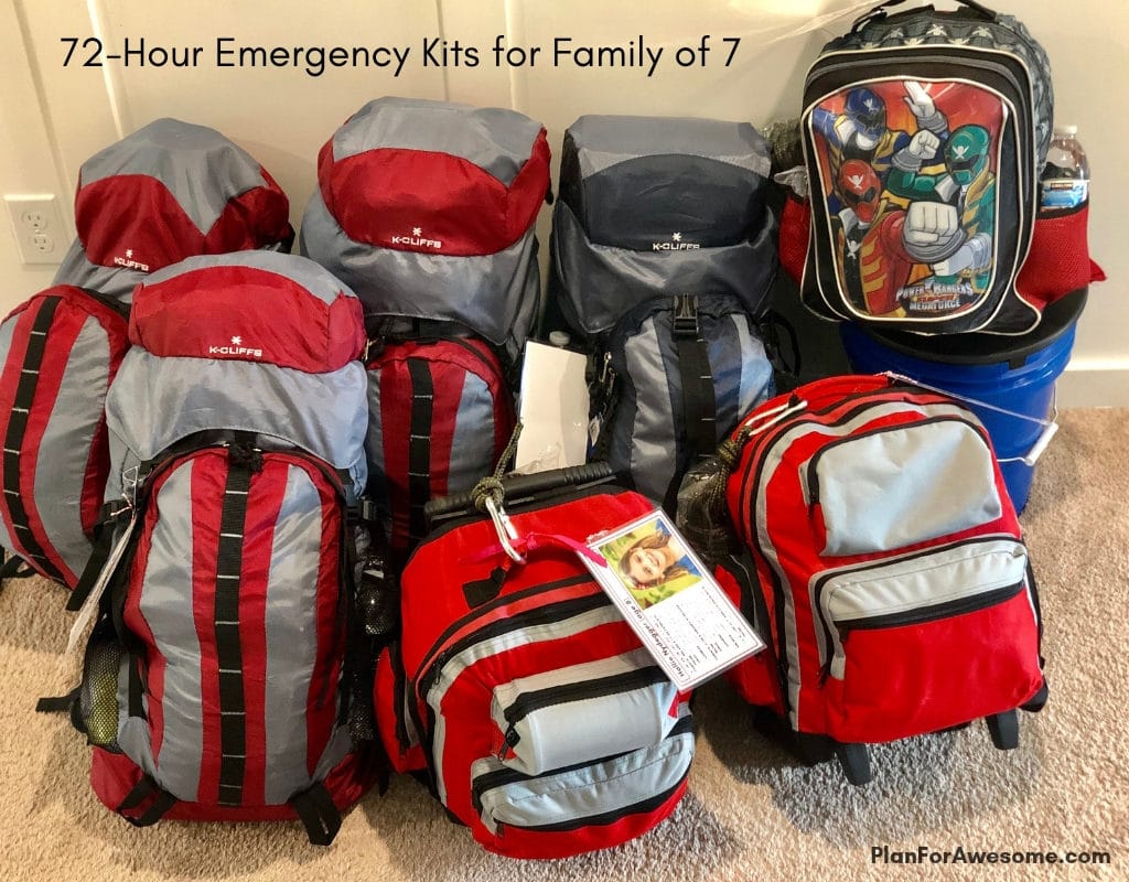 72-Hour Kits: A Printable Schedule to Actually Finish Them! If you are totally overwhelmed by putting together 72-hour emergency kits for your family, this website is gold! It provides a free printable, step-by-step, organized way to start and actually finish your family's 72-hour kits! -PlanForAwesome
