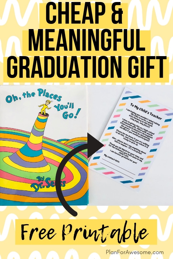 Cheap Meaningful Graduation Gift With Free Printable