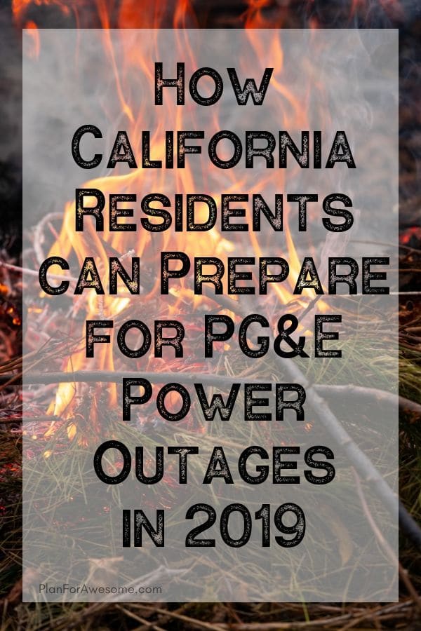 GREAT resource for California residents to be able to prepare for this upcoming wildfire season in 2019 when PG&E will cut power for longer than 48 hours!  #californiafires #poweroutage