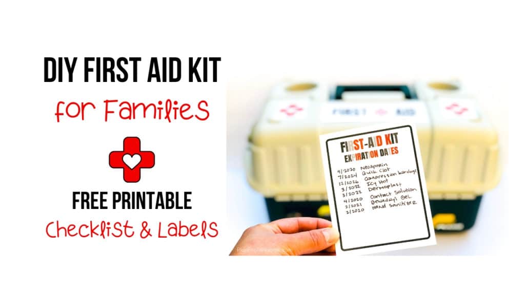 Awesome free printable checklist of things to include in your family's first aid kit, as well as labels for your kit, an expiration date tracker, and a notes section! This is so helpful! This girl explains why, includes helpful links, and compares different products. GREAT resource! #firstaidkit #beprepared