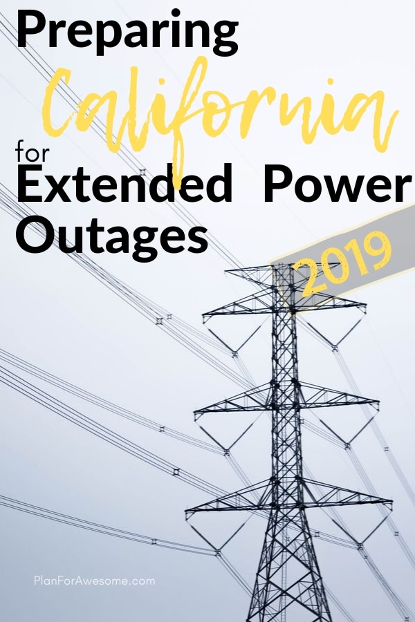 What an awesome resource to help prepare for power outages and it even has a free printable checklist! PlanForAwesome.com is full of emergency preparedness stuff and free printables galore.  Since California power companies have announced planned power outages this fire season, I have been reading this girl's blog like crazy! #emergencypreparedness #poweroutage