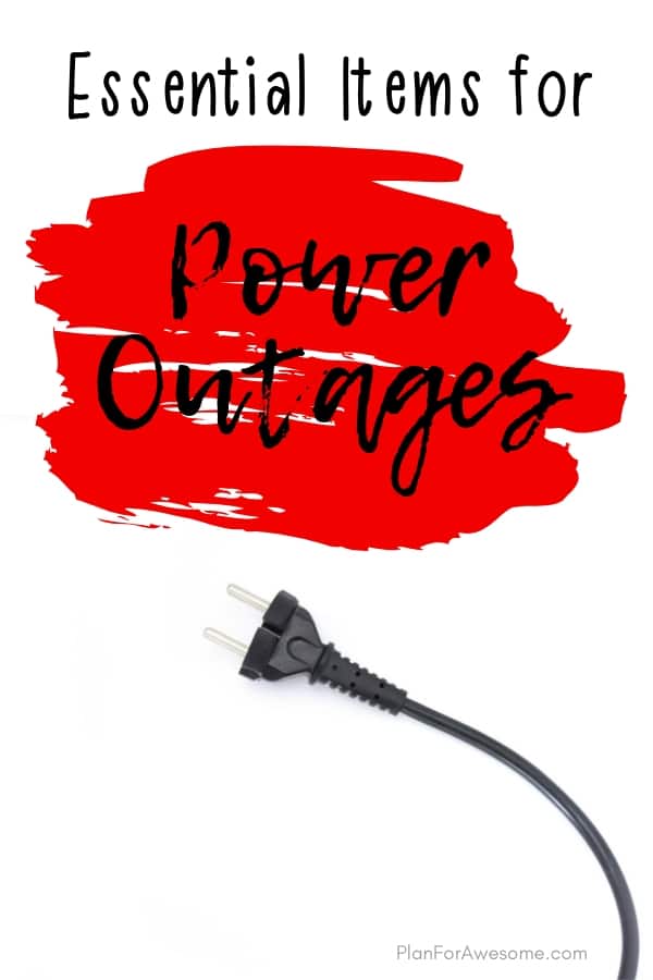 Prepare your home for an outage