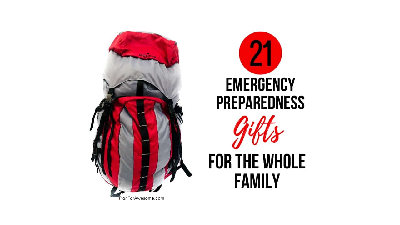 Holiday Gift Guide Emergency Preparedness Gifts for the Whole Family