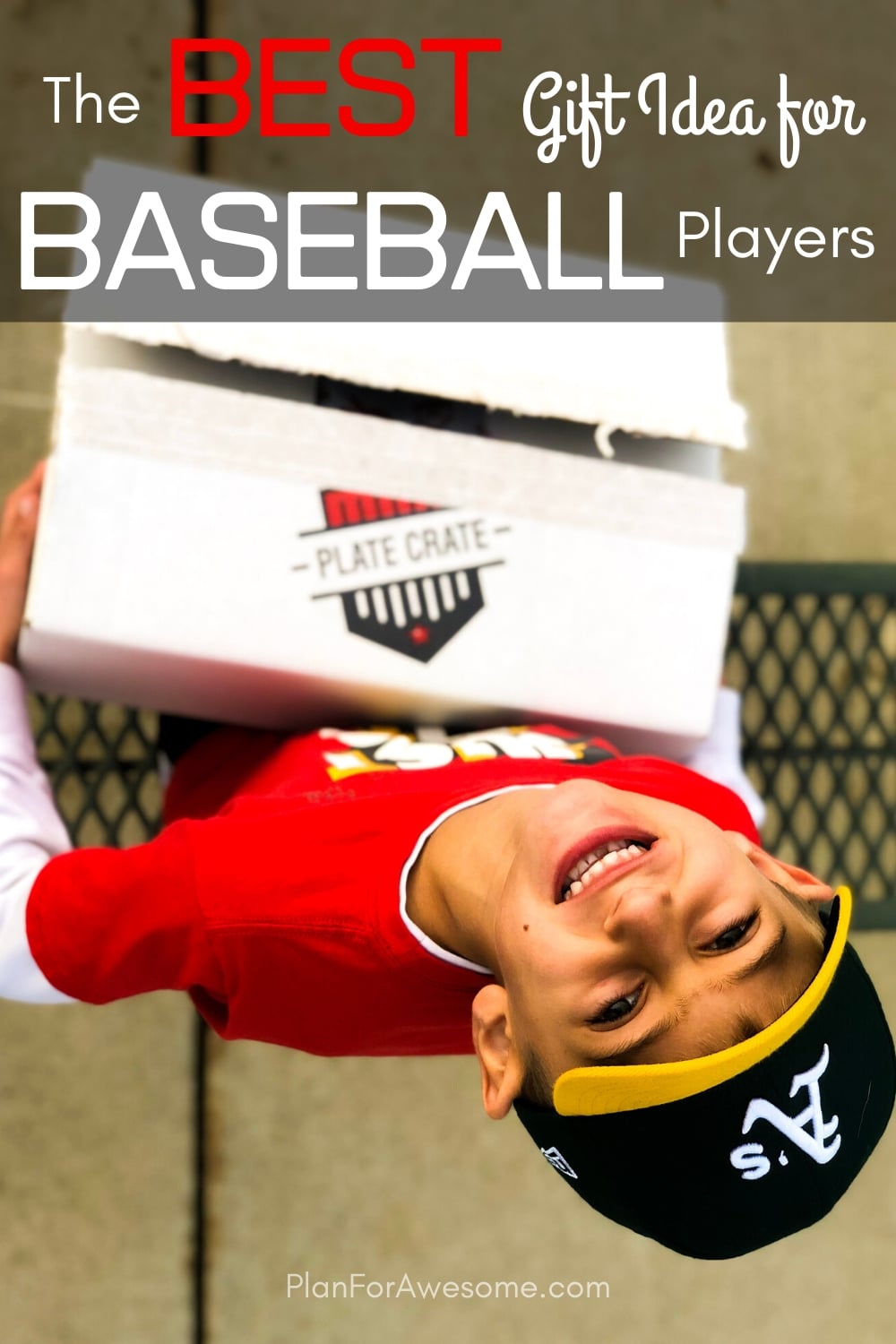 The BEST GIFT EVER for Baseball Lovers (plus a $20 off coupon) - This is seriously the coolest and the easiest gift idea for baseball lovers and players! A surprise box full of baseball gear, apparel, training aids, accessories, and snacks - I just ordered one for my little guy! #baseballgiftideas #baseballmom