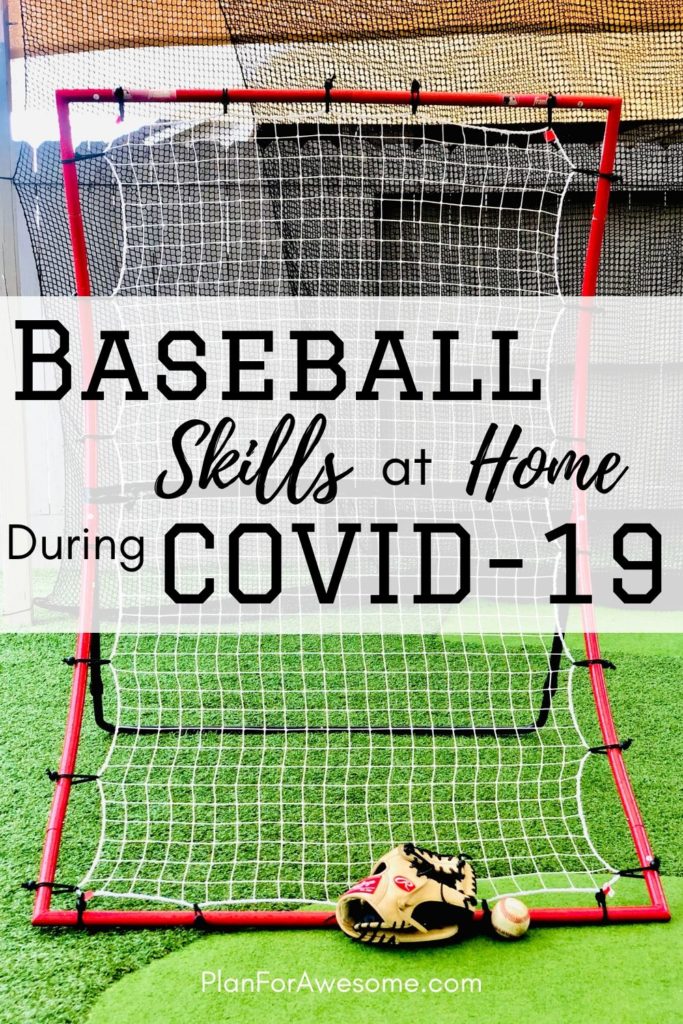 3 Genius Ideas to Work on Baseball Skills at Home Amid COVID-19 - This is our favorite piece of baseball equipment for our backyard - it is INCREDIBLE and is super affordable!  #littleleaguemom #baseballpracticeathome