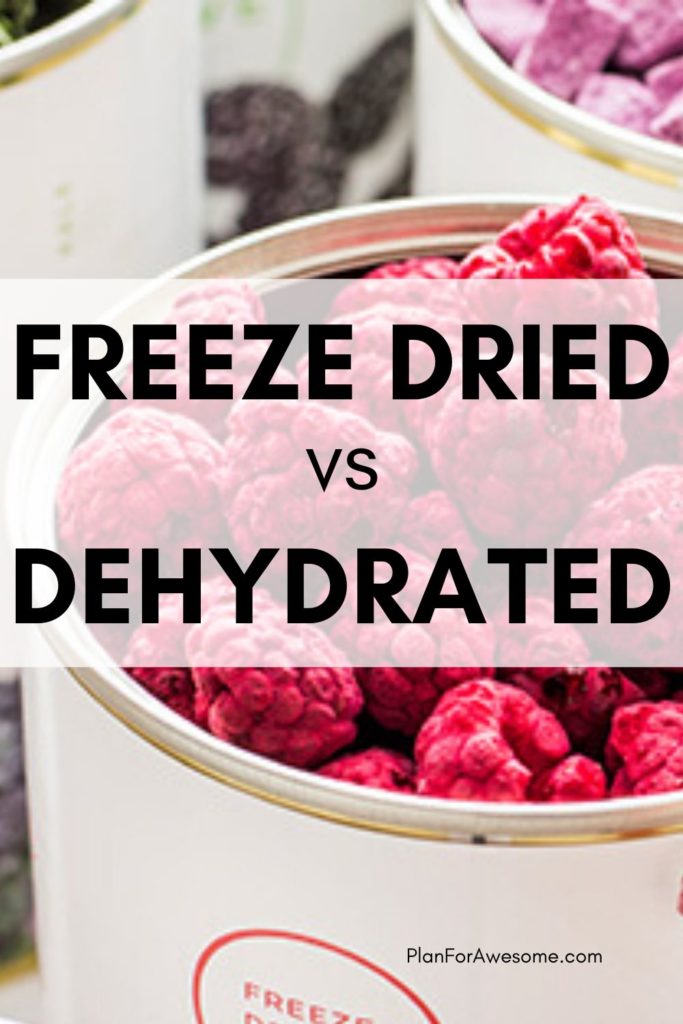 What is the difference between freeze dried and dehydrated food for food storage?  #foodstorage #longtermfoodstorage #coronavirus