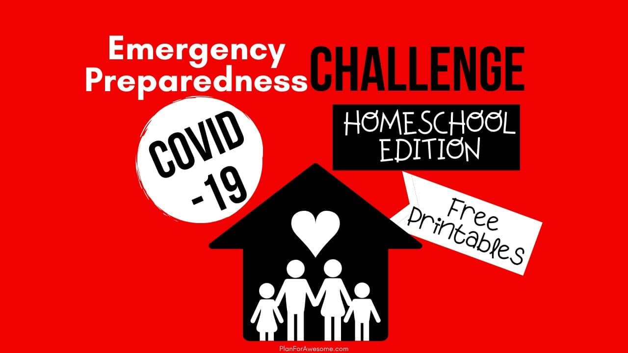 Covid19 Emergency Preparedness Challenge Homeschool