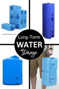 The Best Long-Term Water Storage Options for Families
