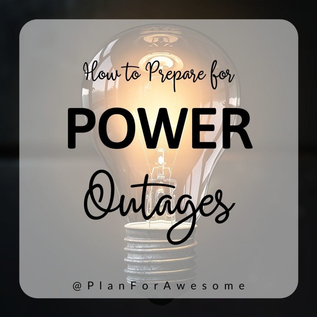 How to Prepare for a Power Outage