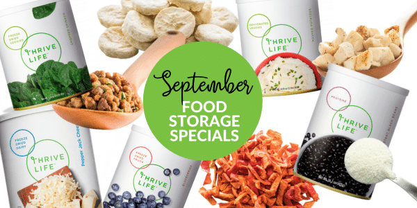 2024 September Thrive Life monthly specials flyer.