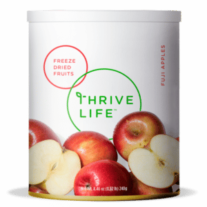 Thrive Life fuji apple slices family can