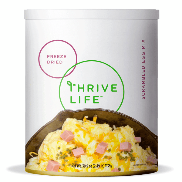 Thrive Life scrambled egg mix family can