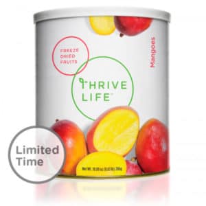 thrive life family can of mangoes