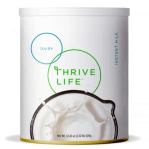 Thrive instant milk powder family can
