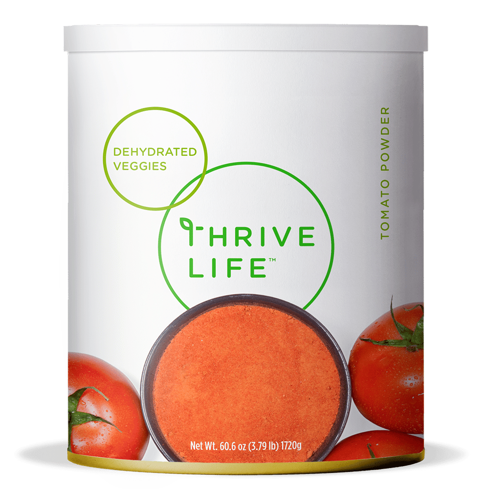 Thrive Life tomato powder family can
