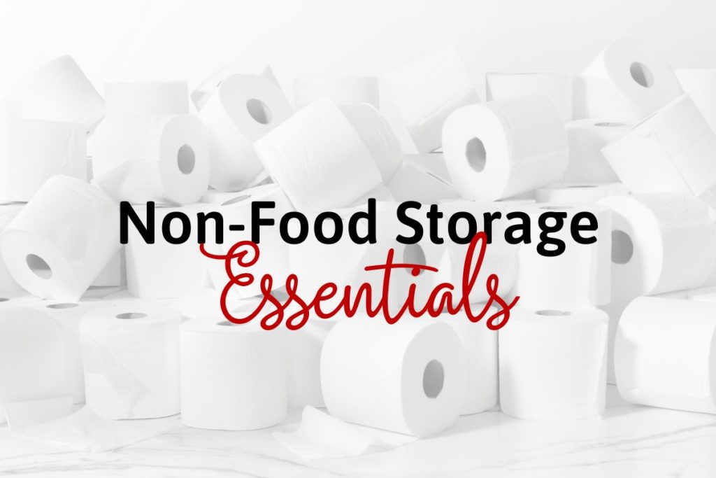 non food storage essentials