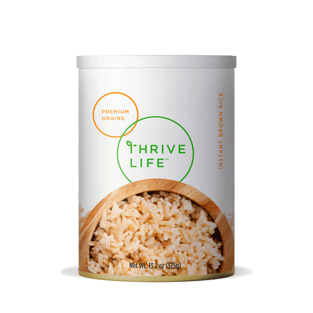pantry can thrive life instant brown rice.