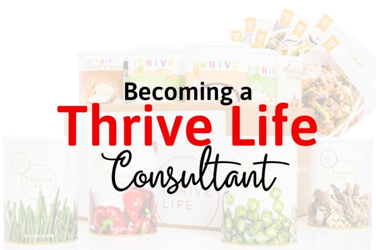 becoming a thrive life foods consultant
