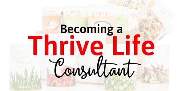 becoming a consultant for thrive life foods