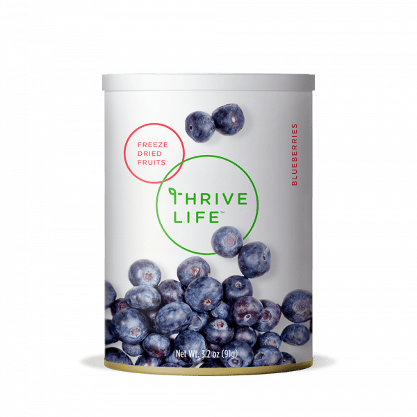 Tasty and easy to store freeze dried blueberries