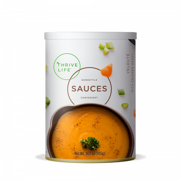 pantry can of veloute from Thrive Life.
