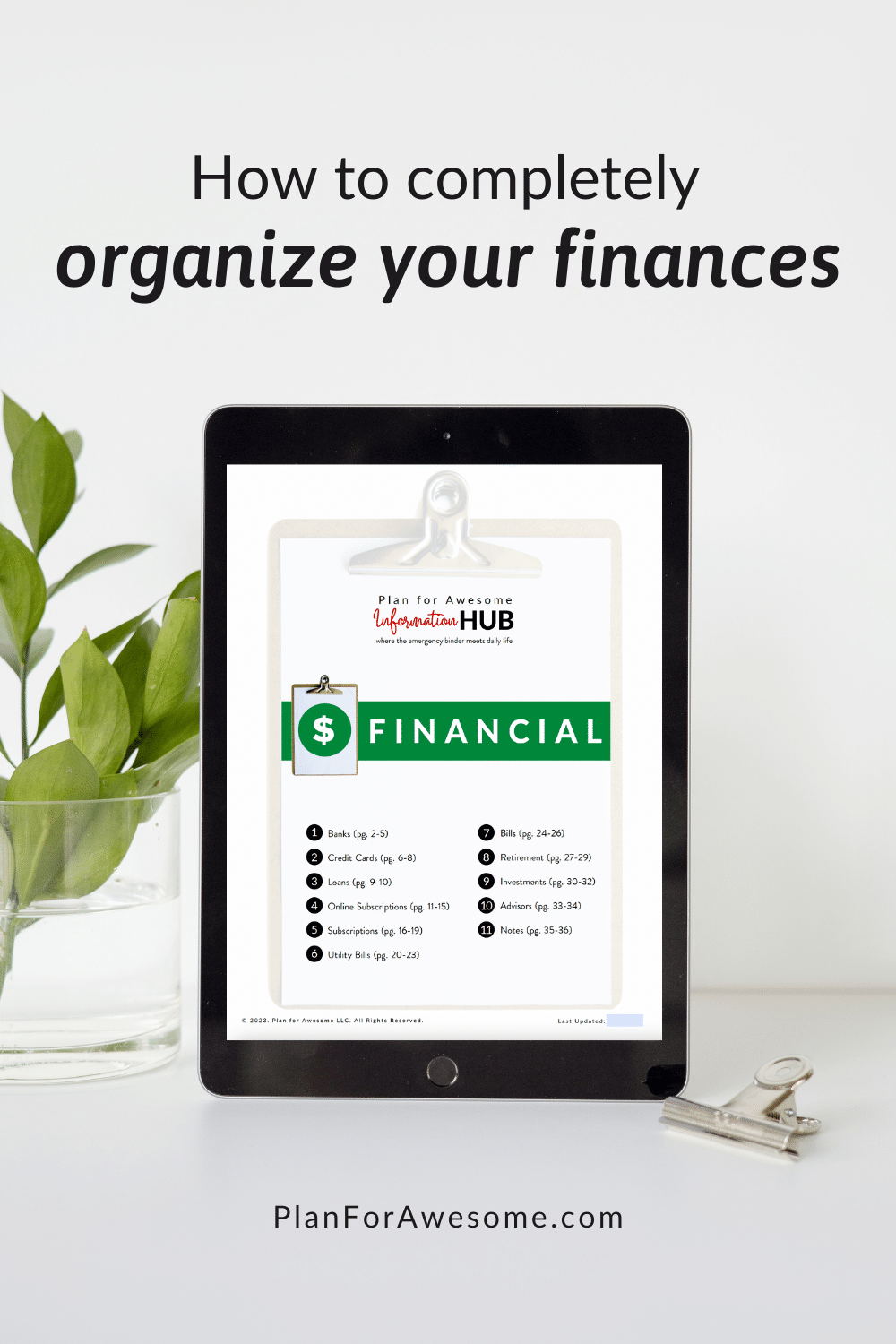 1 Simple Way to Organize Your Financial Information