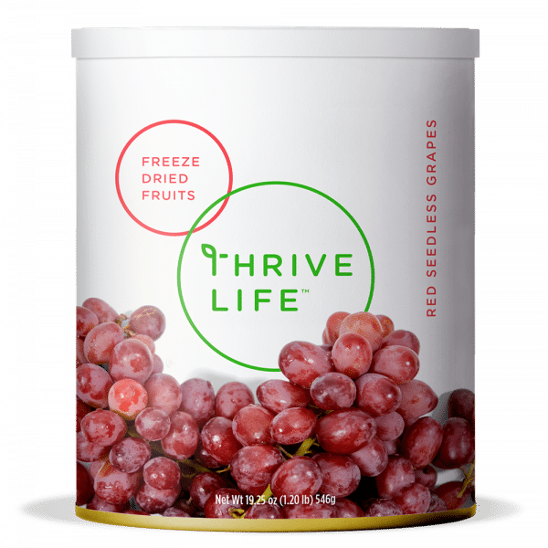 thrive life red seedless grapes family can