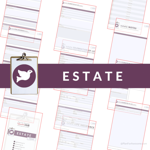 pages from estate planning guide checklist.