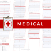medical section info hub sample pages.