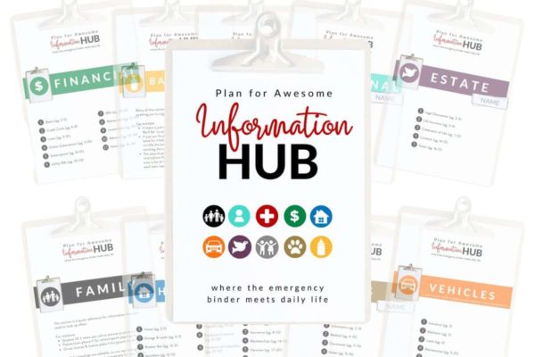 Organize Important Information in ONE Place - Free Printable