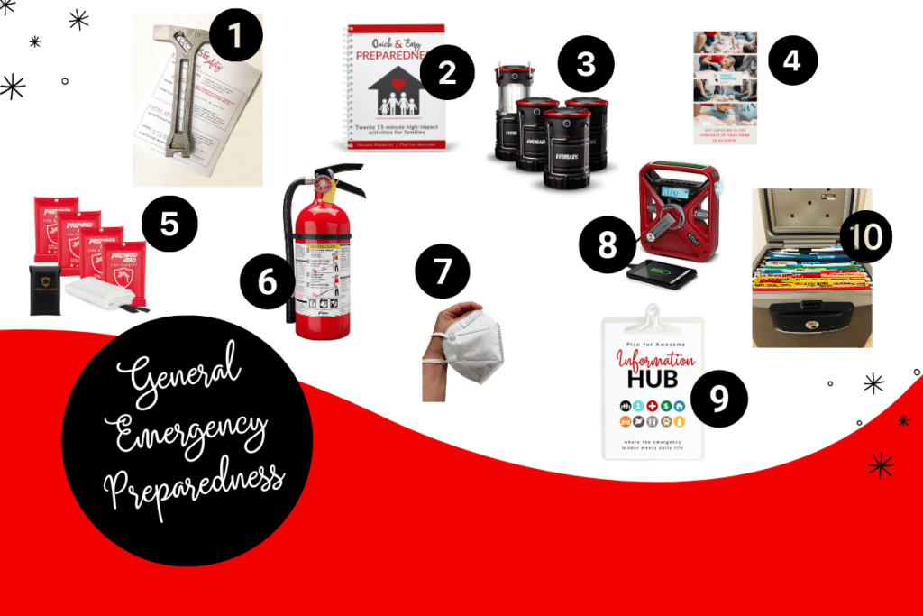 10 gift ideas for general emergency preparedness.