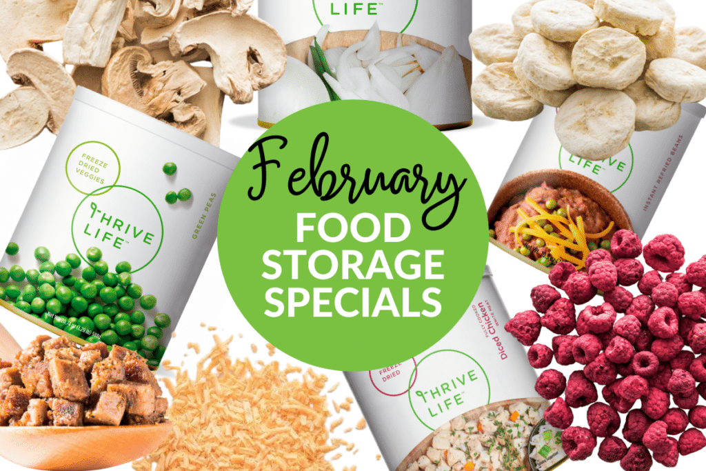 freeze dried foods on sale 2024 February Thrive Life.