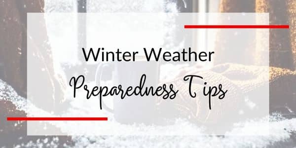 items to keep warm in winter weather emergency.