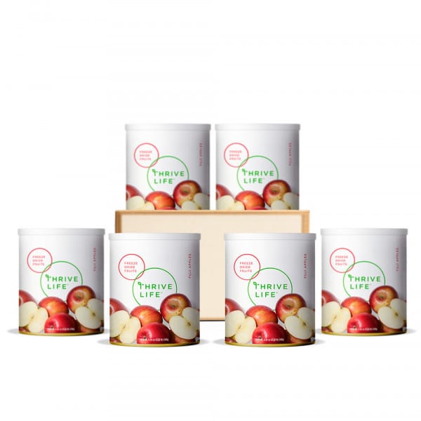 thrive life fuji apples 6 pack family cans.