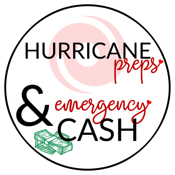 Hurricane Prep and Emergency Cash Workshop Icon.