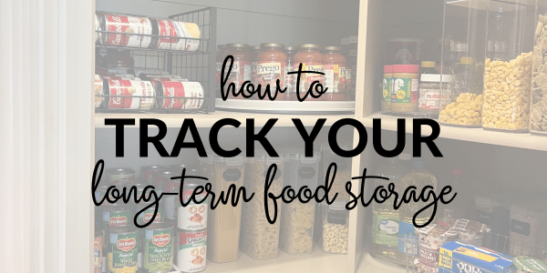 pantry full of organized food storage that needs tracked.