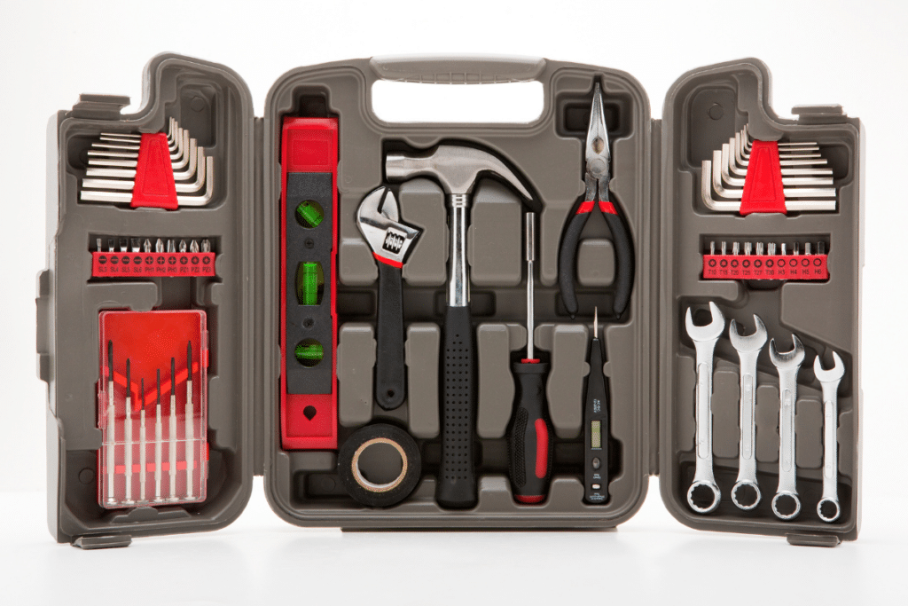 components of a basic tool kit.