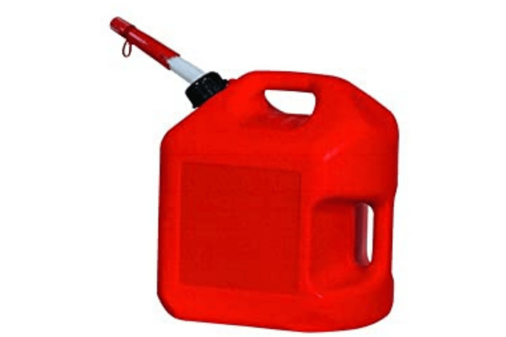 red gas can.