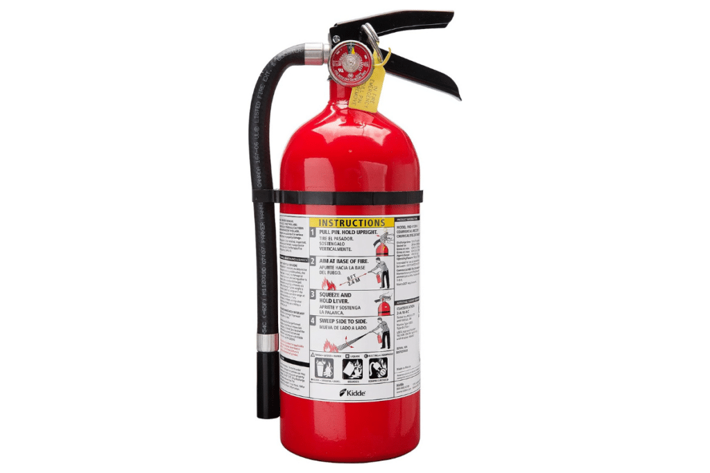 fire extinguisher.