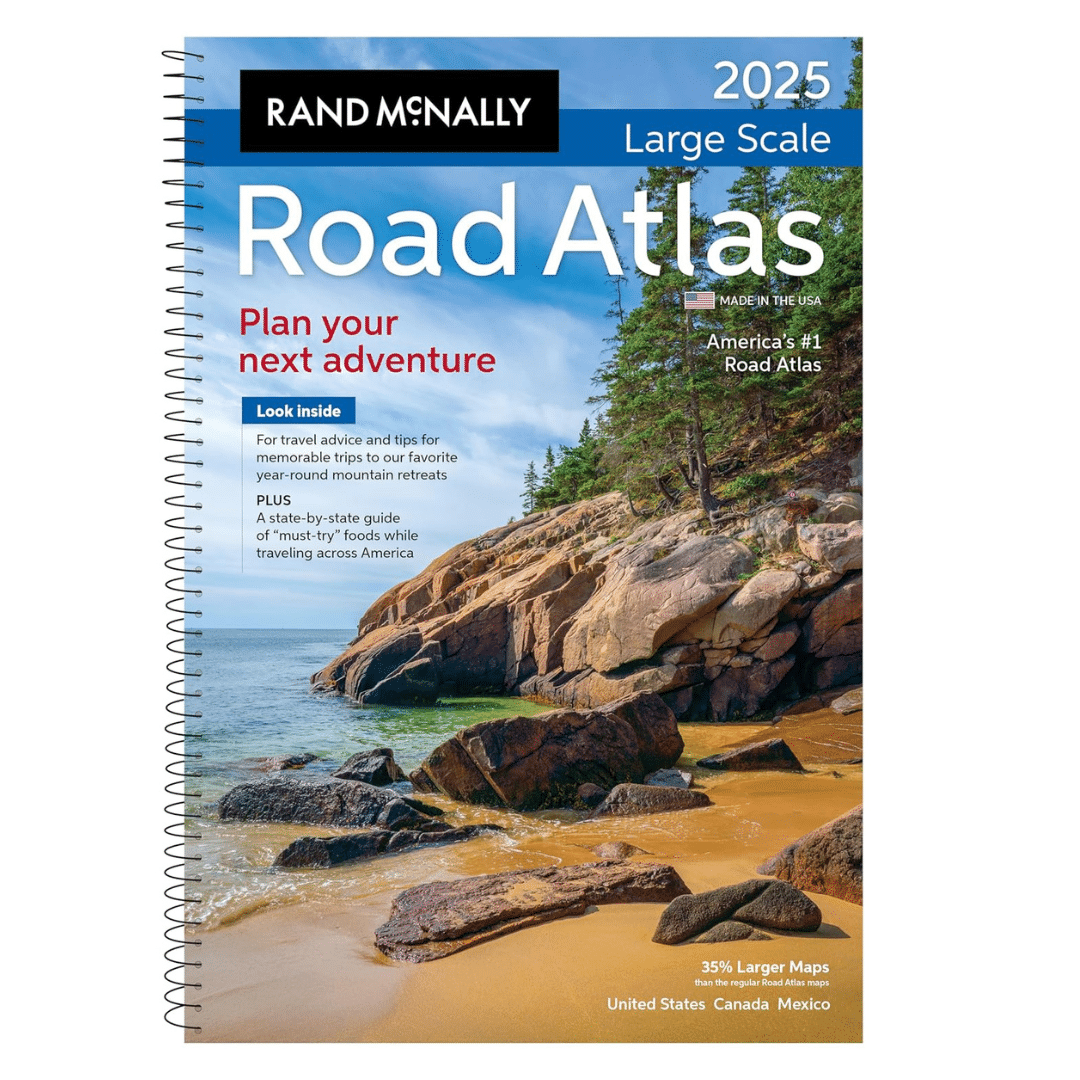 road atlas for car.