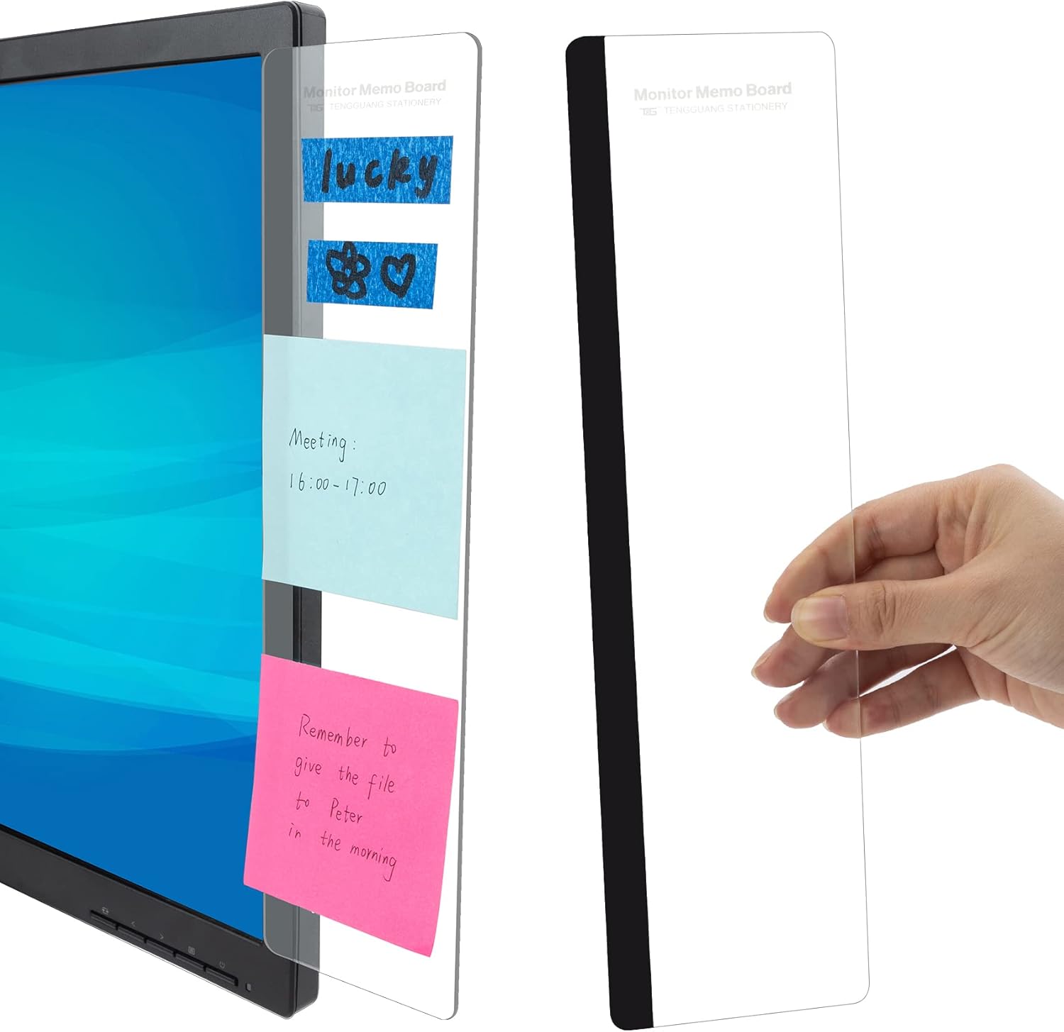 monitor memo board.