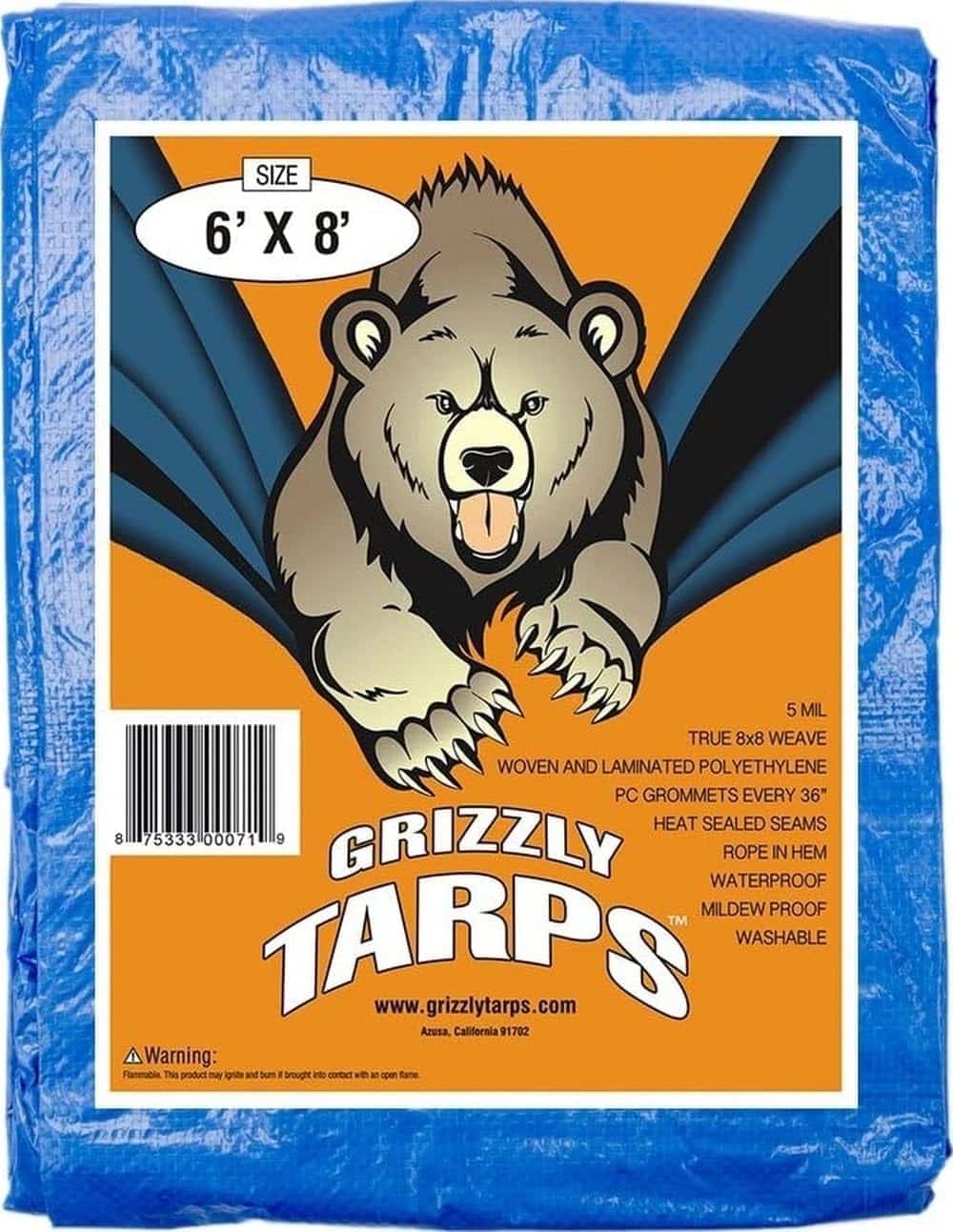waterproof tarp.