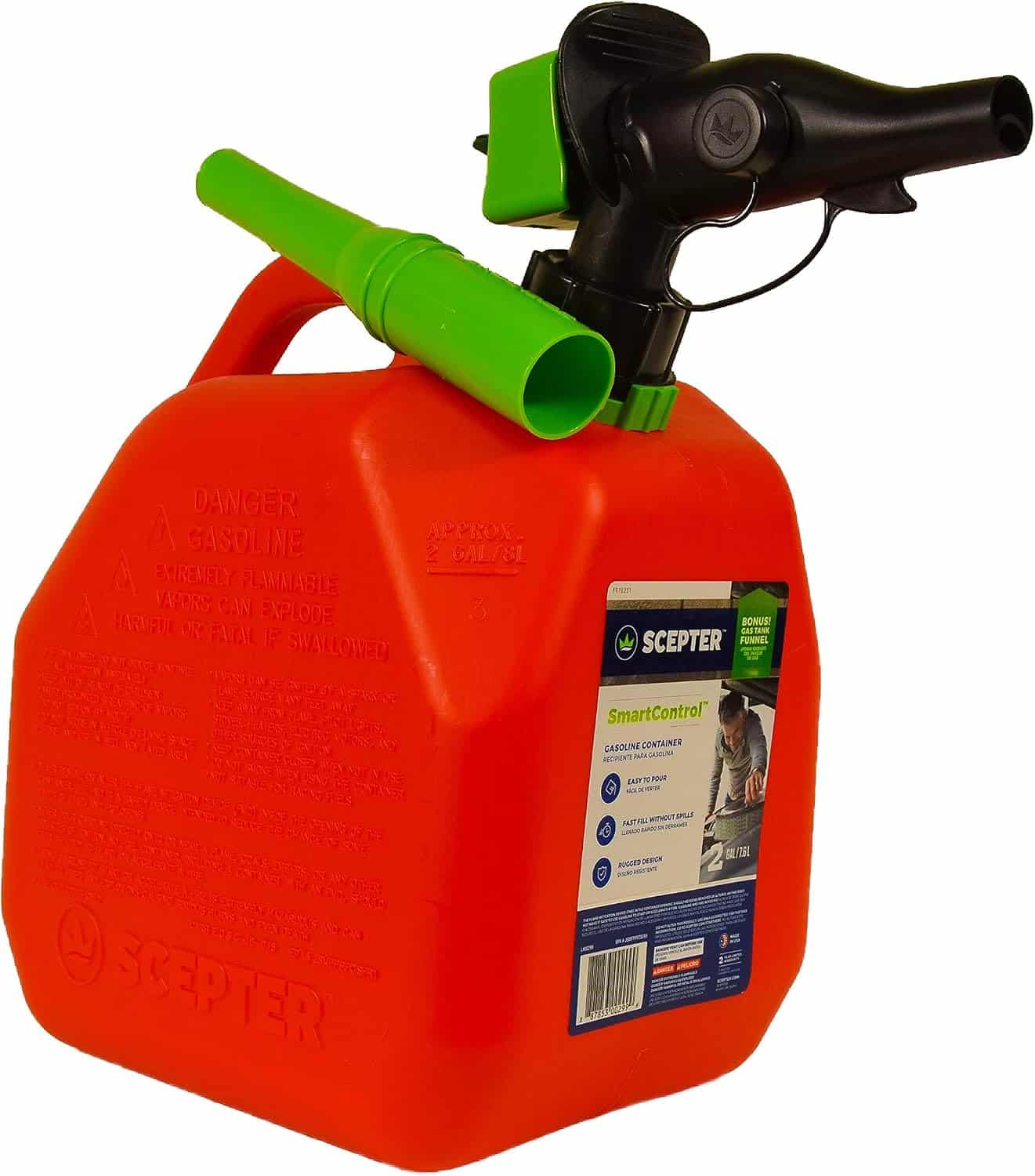 spill proof gas can.